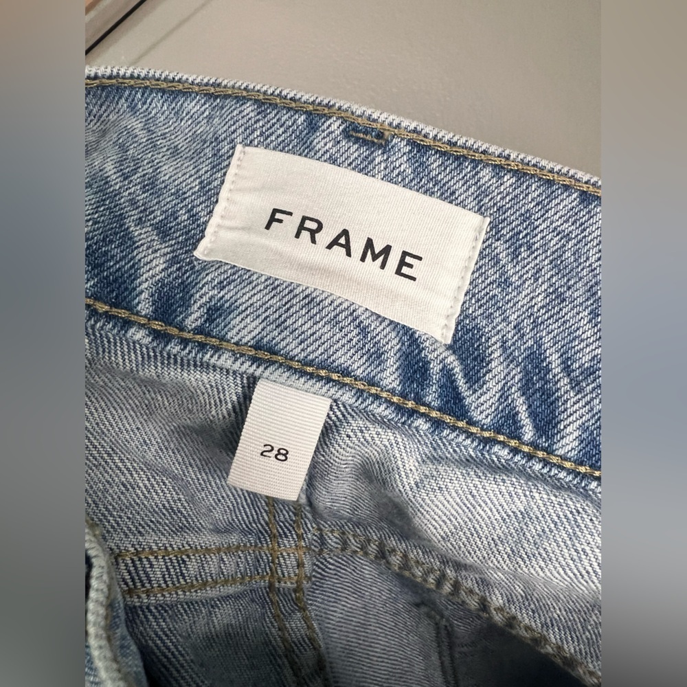 FRAME Le Sylvie Slender Straight Jeans Size 28 - Picture 6 of 12
